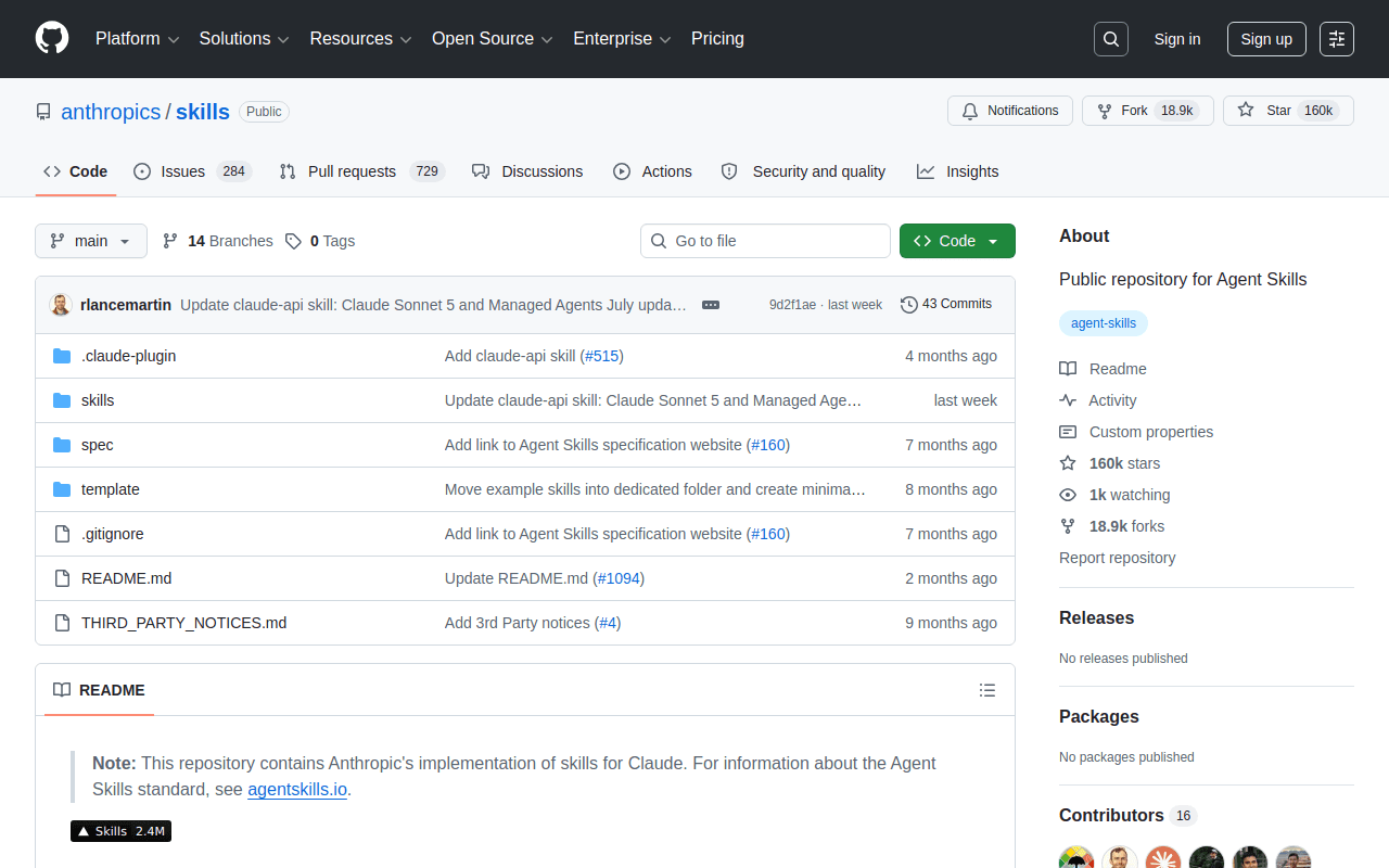 Anthropic 技能仓库包含 frontend-design