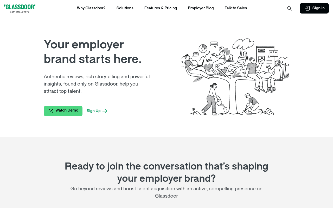 Glassdoor for Employers — 您的雇主品牌从这里开始